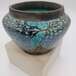 Turquoise and copper Raku